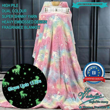 Load image into Gallery viewer, Glow in the dark blankets ( adult size)