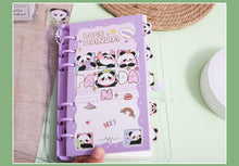Load image into Gallery viewer, Panda Quirky Notebook | Transparent cover panda notebook (1pc)
