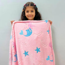 Load image into Gallery viewer, Glow in the dark blanket (kid size)