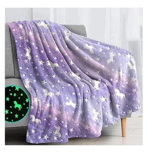 Load image into Gallery viewer, Glow in the dark blanket (kid size)