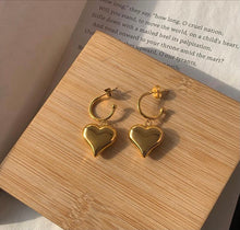 Load image into Gallery viewer, Minimal Earring | Stainless Steel Minimal Earring | Golden Earring (1pc)