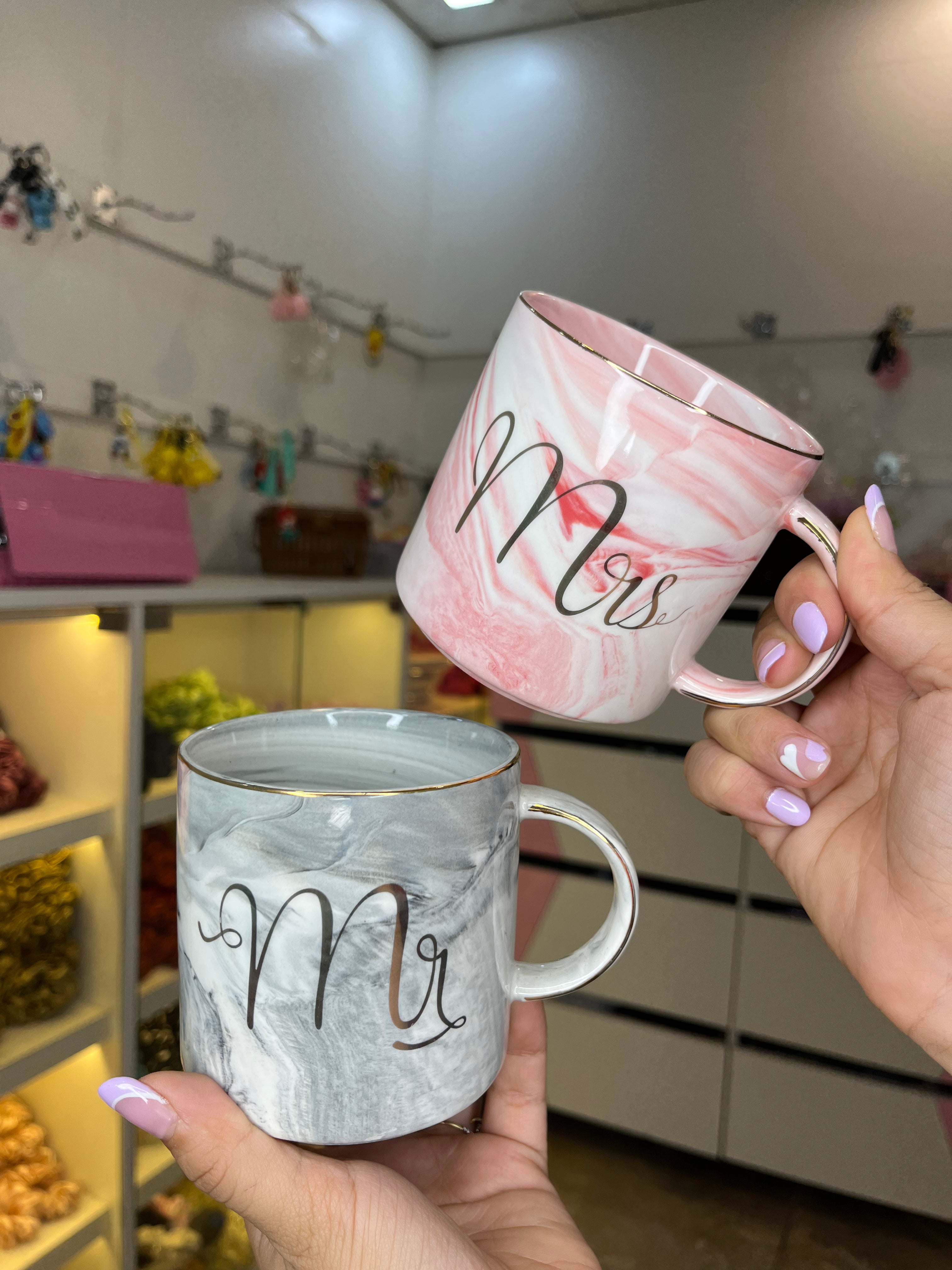 Mr Mrs Mugs couple mugs valentine mug (1pc) Stapleberry