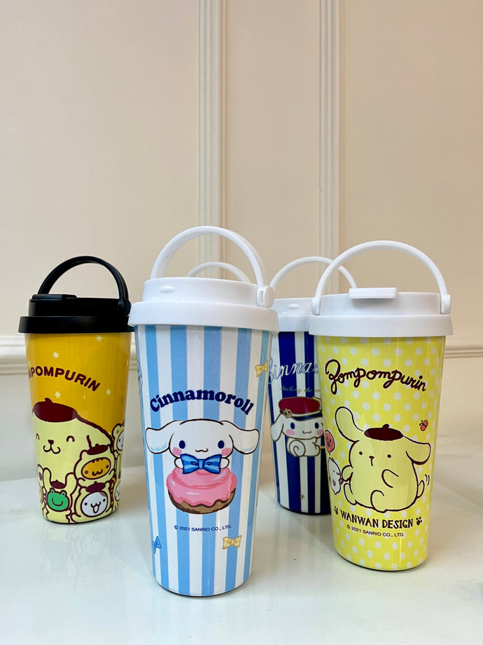 Tumbler with handle | Quirky Flask | Sanrio Tumbler (1pc)