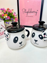 Load image into Gallery viewer, Panda Mug with Lid &amp; Keychain | Panda Mug with keychain (1pc)
