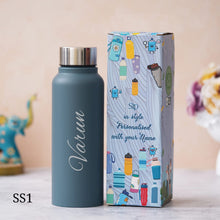 Load image into Gallery viewer, Customised Ombre steel bottle | Colourful customised bottle | steel flask
