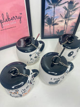 Load image into Gallery viewer, Panda Mug with Lid &amp; Keychain | Panda Mug with keychain (1pc)
