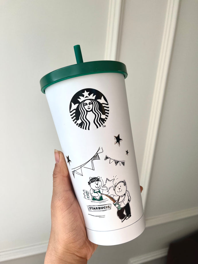Starbucks Steel Sipper | Steel Sipper with straw