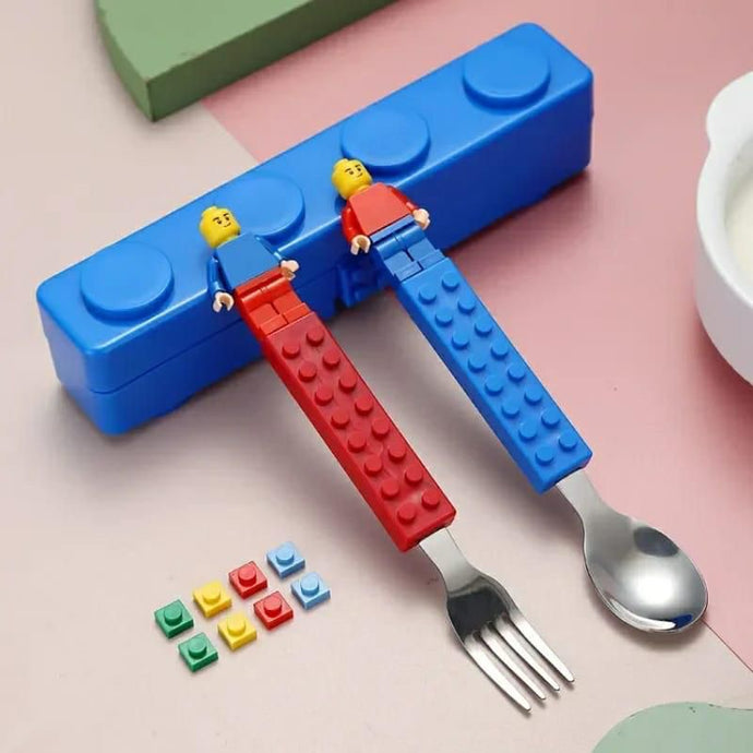 Lego Cutlery Set | Cute Cutlery Set
