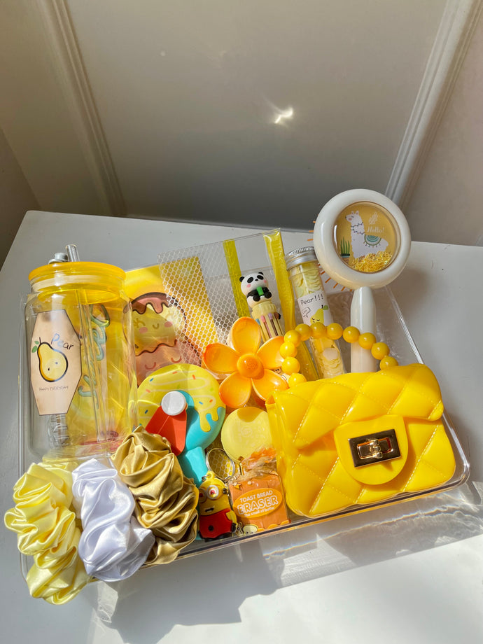 Yellow Theme Gift Basket | Yellow Gift Hamper | Cute Gift Hamper