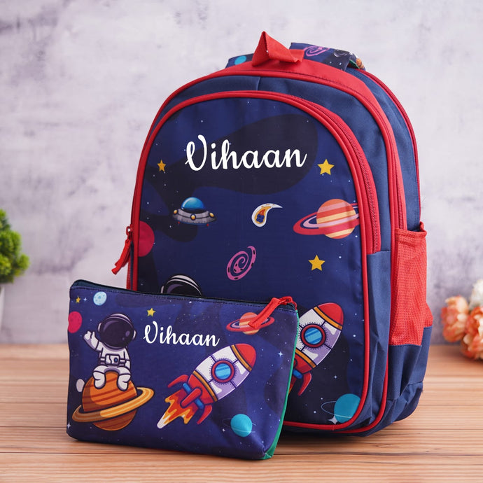 Reversible School Bag Combo Set | Reversible School Bag with Pouch Set | Reversible Bag with full combo set
