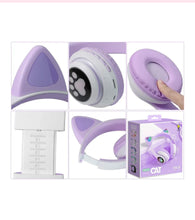 Load image into Gallery viewer, Cat Ear Headphones | Wireless Cat Headphones

