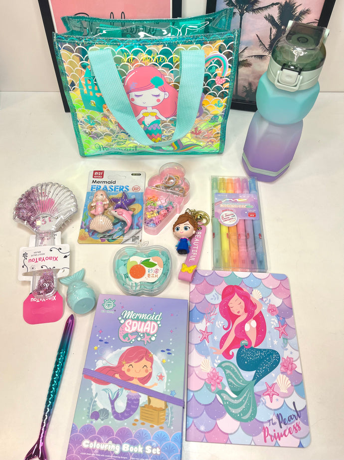 Mermaid holographic bag hamper | mermaid hamper
