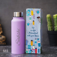 Load image into Gallery viewer, Customised Ombre steel bottle | Colourful customised bottle | steel flask
