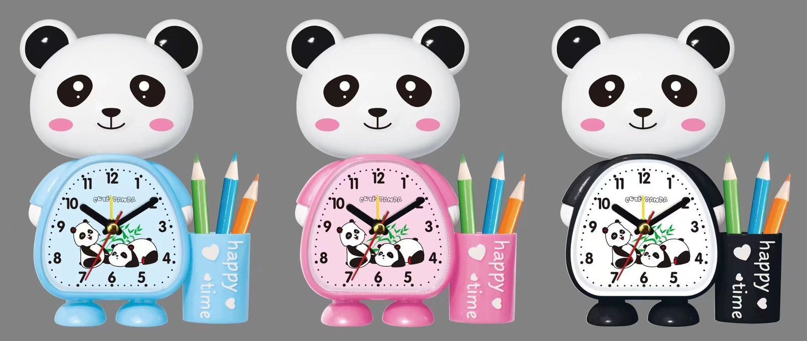 Panda Alarm Clock with Stand Panda Clock Stapleberry