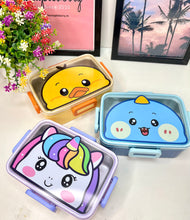 Load image into Gallery viewer, Quirky mini lunch box | unicorn lunch box | dino lunch
