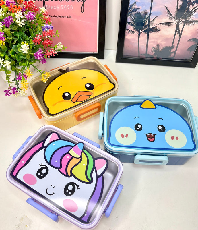 Quirky mini lunch box | unicorn lunch box | dino lunch