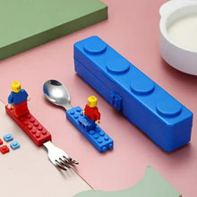 Load image into Gallery viewer, Lego Cutlery Set | Cute Cutlery Set

