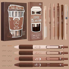 Load image into Gallery viewer, Coffee Pen Set | Cute Coffee Gel Pens
