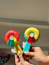 Load image into Gallery viewer, Quirky Manual Fan | Donut &amp; Icecream Fan (1pc)
