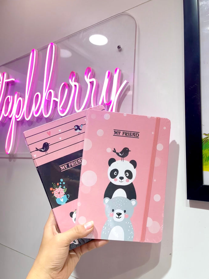 Panda notebooks | panda hardcase notebook (1pc)