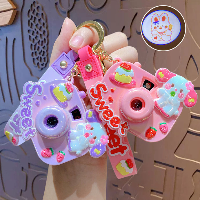 Camera Projector Keychain (pink)