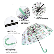 Load image into Gallery viewer, Unicorn Transparent Umbrella

