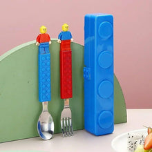 Load image into Gallery viewer, Lego Cutlery Set | Cute Cutlery Set
