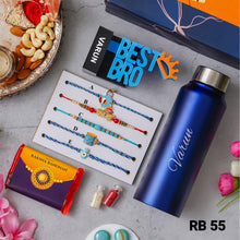 Load image into Gallery viewer, Rakhi Hamper Box for Brothers | Customised Hamper for Rakshabandhan 2024
