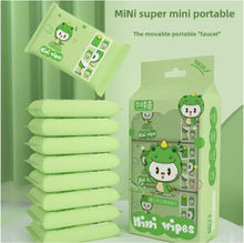 Load image into Gallery viewer, Wet Tissues Pack | Kawaii Wet Tissue ( 8 mini packs in one)
