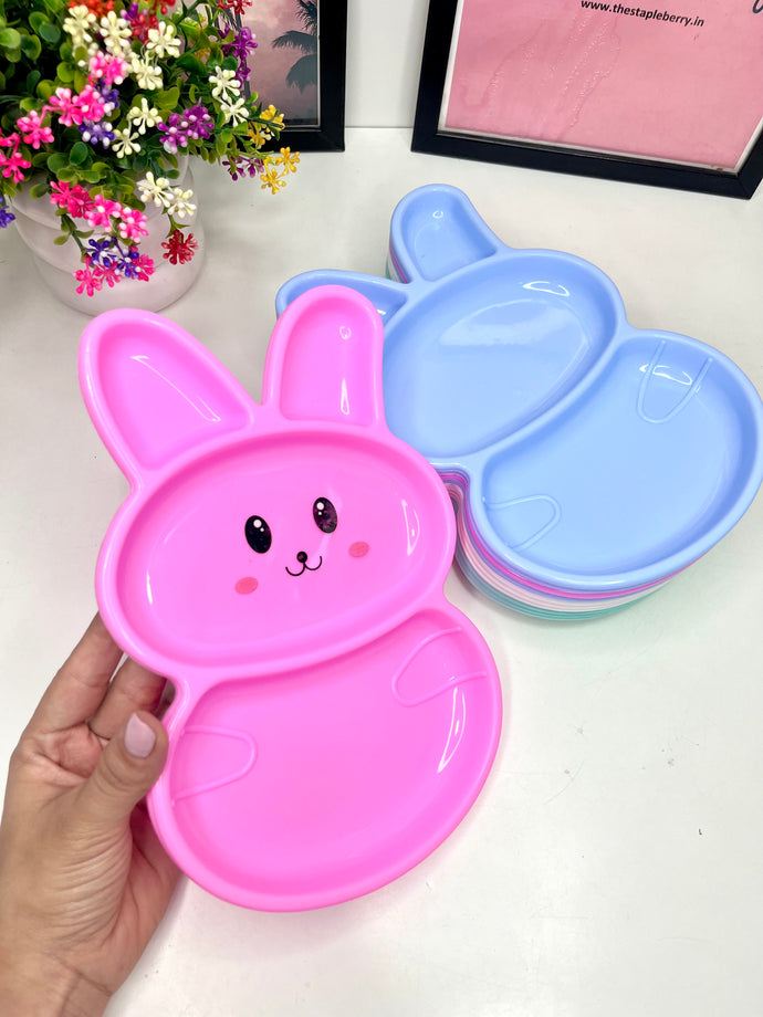 Bunny plate set (pack of 12)