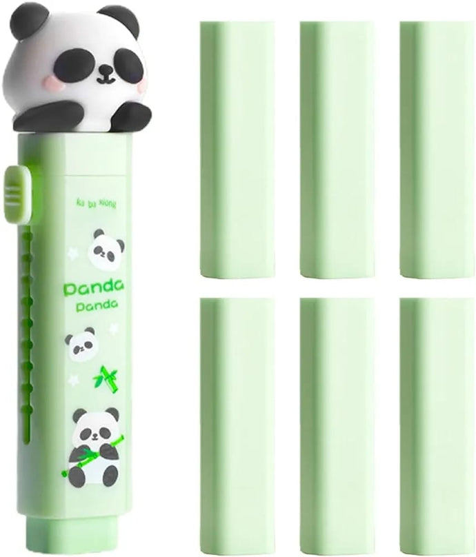 Panda Eraser | Push pull panda eraser (1pc)