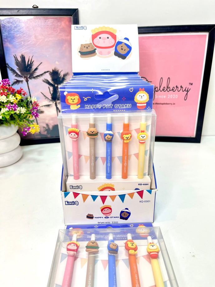 Kawaii Pen Set | Gel Pens pack of 5