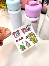 Load image into Gallery viewer, Kawaii Flask Bottle | Kawaii Bottle with stickers (1pc)
