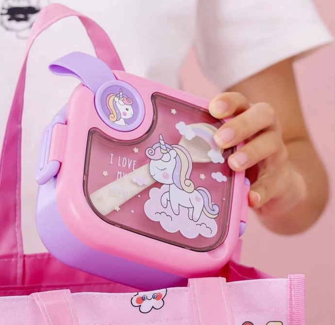 Cute Unicorn Lunch Box | Unicorn Bento Box (1pc)