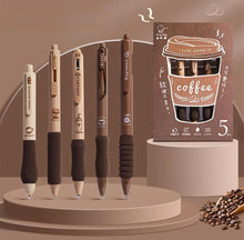 Load image into Gallery viewer, Coffee Pen Set | Cute Coffee Gel Pens
