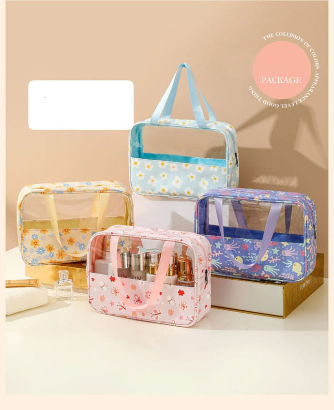 Transparent Cosmetic Bag | Cosmetic Pouch (1pc)