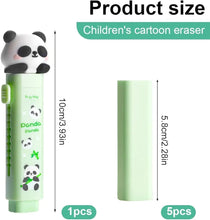 Load image into Gallery viewer, Panda Eraser | Push pull panda eraser (1pc)
