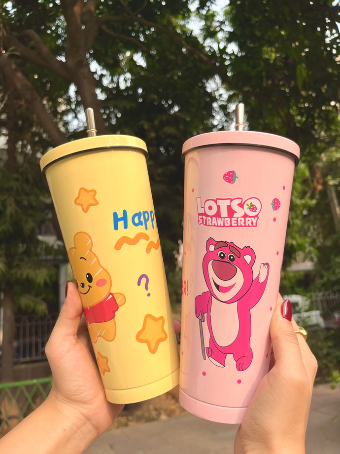 Cartoon Steel Sipper | Character Steel Sipper | Disney Steel Sipper