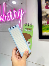 Load image into Gallery viewer, Mini Bear Notepad | Cute Mini Notepad
