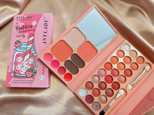 Load image into Gallery viewer, Strawberry 5 in 1 palette | Multiuse palette | Kawaii makeup palette
