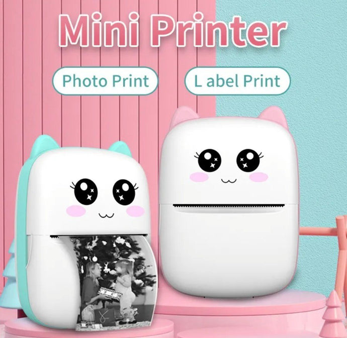 Mini Portable Printer | Mini Bluetooth Printer | Kawaii Mini Printer