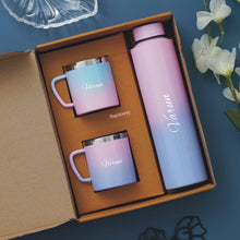 Load image into Gallery viewer, Customised Steel Bottle Mug set | customised bottle mugs | steel water bottle
