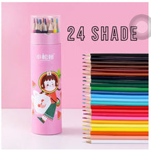 Load image into Gallery viewer, Coloured pencils | pencil colours box (24 pcs)

