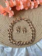 Load image into Gallery viewer, Link Chain &amp; Earrings Set (Clearance)
