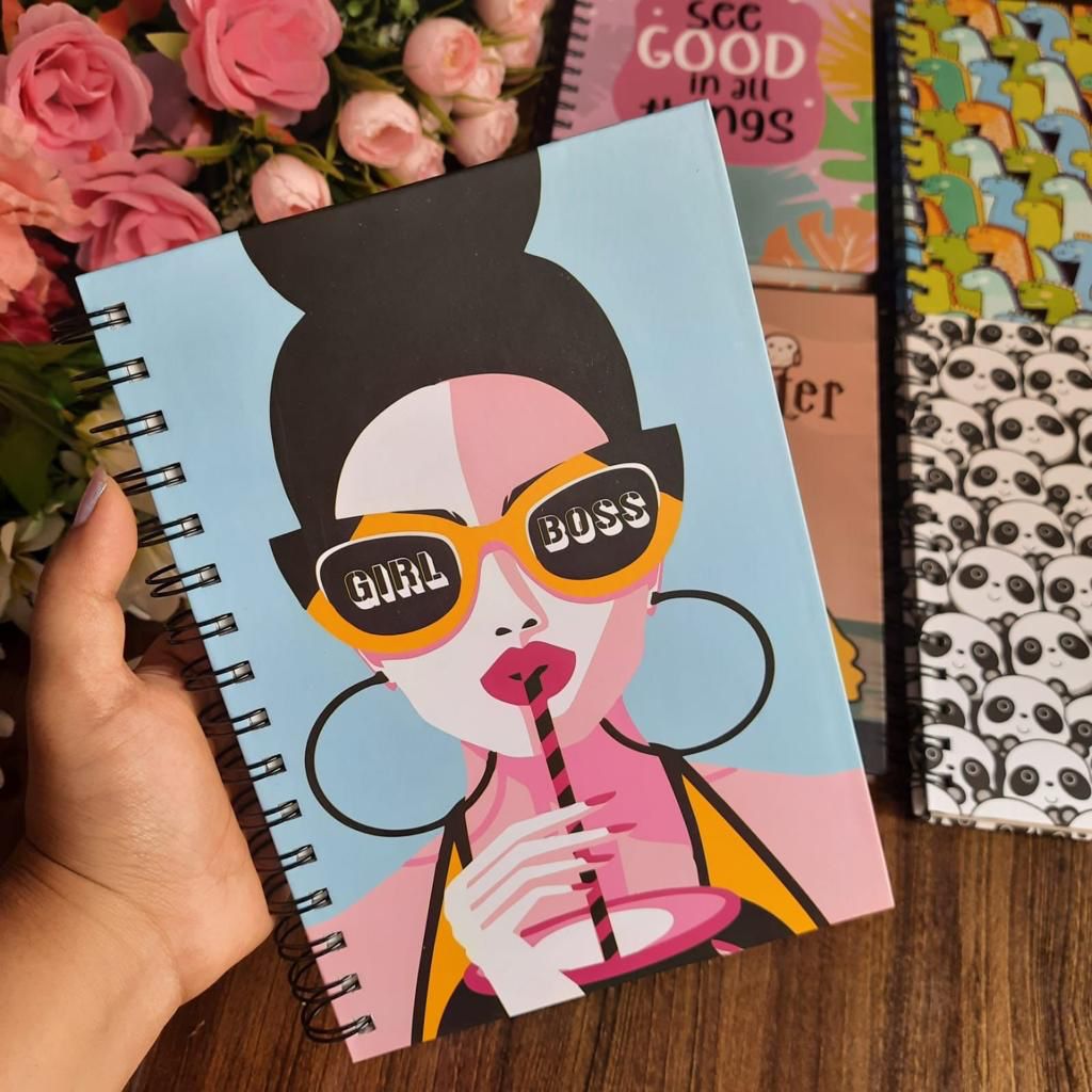 Quirky Spiral Notepad Spiral Diary Stapleberry