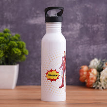 Load image into Gallery viewer, Sublimation steel bottle with straw | steel bottle | customised bottle
