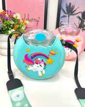 Load image into Gallery viewer, Unicorn Donut Sipper | Donut style bottle with strap
