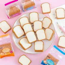 Load image into Gallery viewer, Toast Bread Eraser | Toast Eraser (pack of 4 mini erasers)
