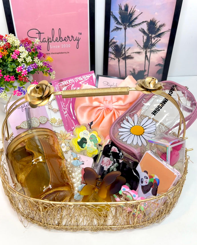 Girly Accessories Basket