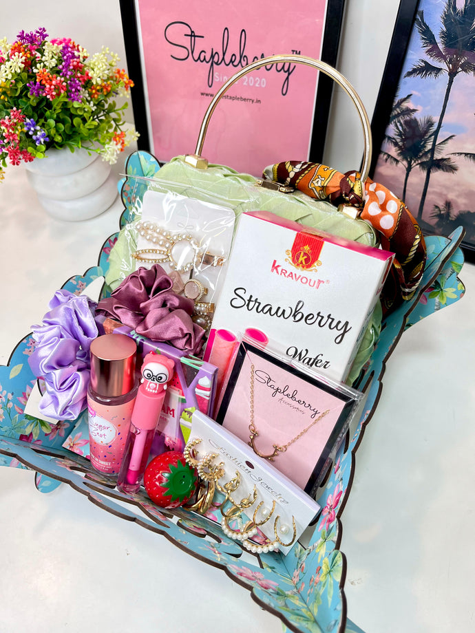 Bag Hamper Basket| Hamper Basket for Girls | Bag hamper